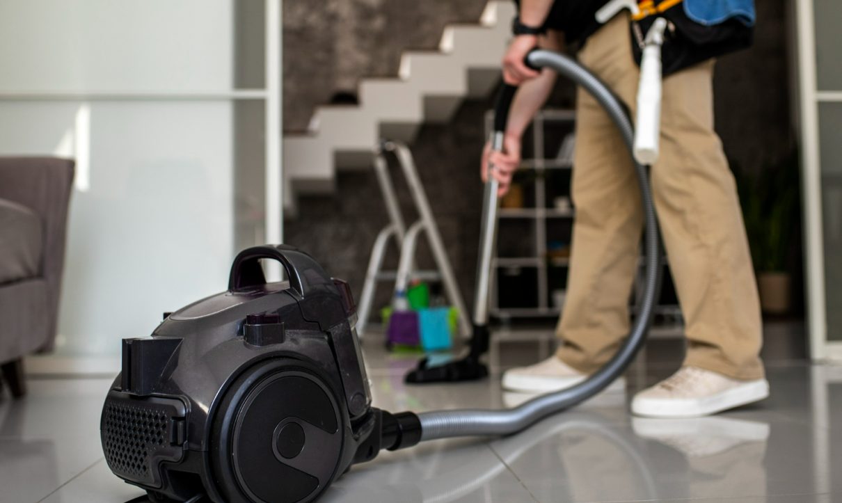 man-doing-professional-home-cleaning-service